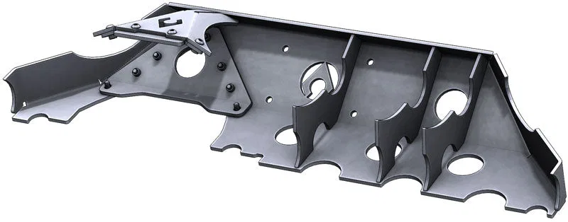 RM6009 – ARTEC INDUST Skid Plate, For Use When Installing Double Ended Hydraulic Rams Superduty 60 Full Hydro Ram Mou...